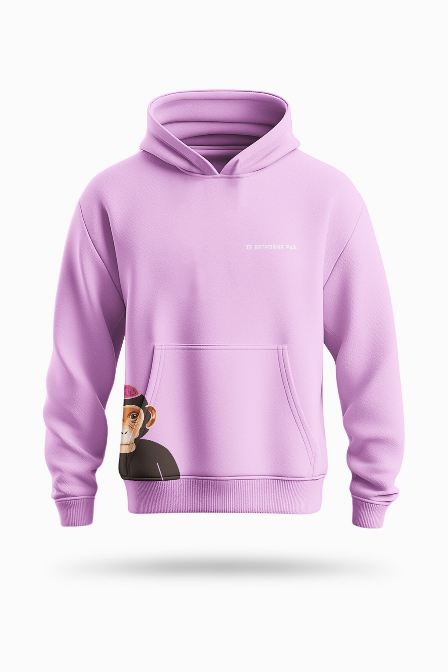 SWEAT À CAPUCHE ROSE