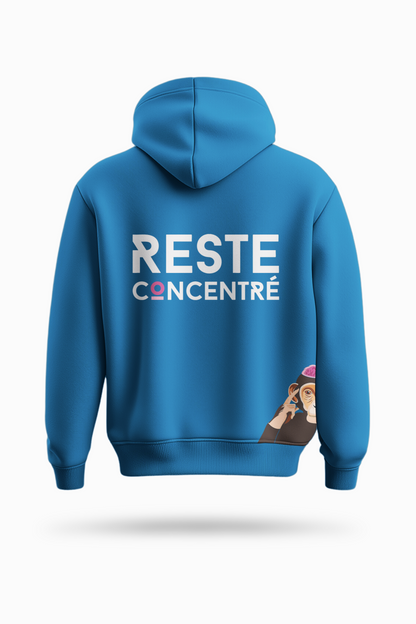 SWEAT À CAPUCHE BLEU