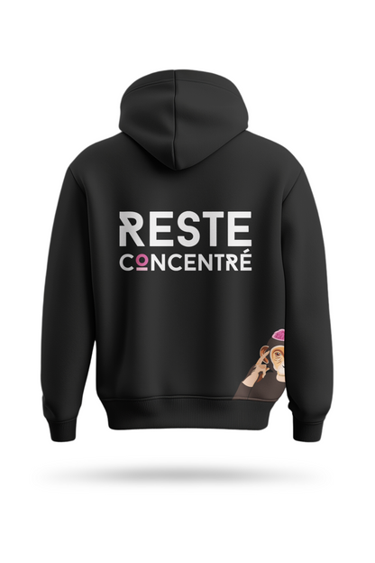 SWEAT À CAPUCHE NOIR