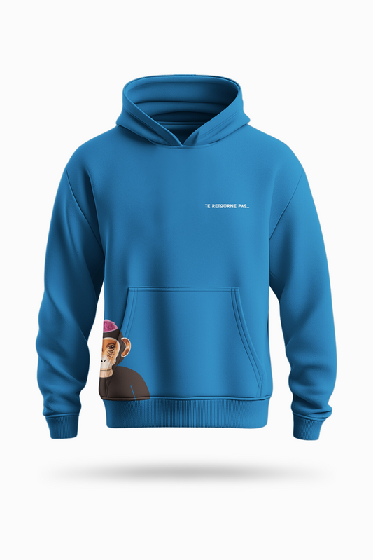 SWEAT À CAPUCHE BLEU